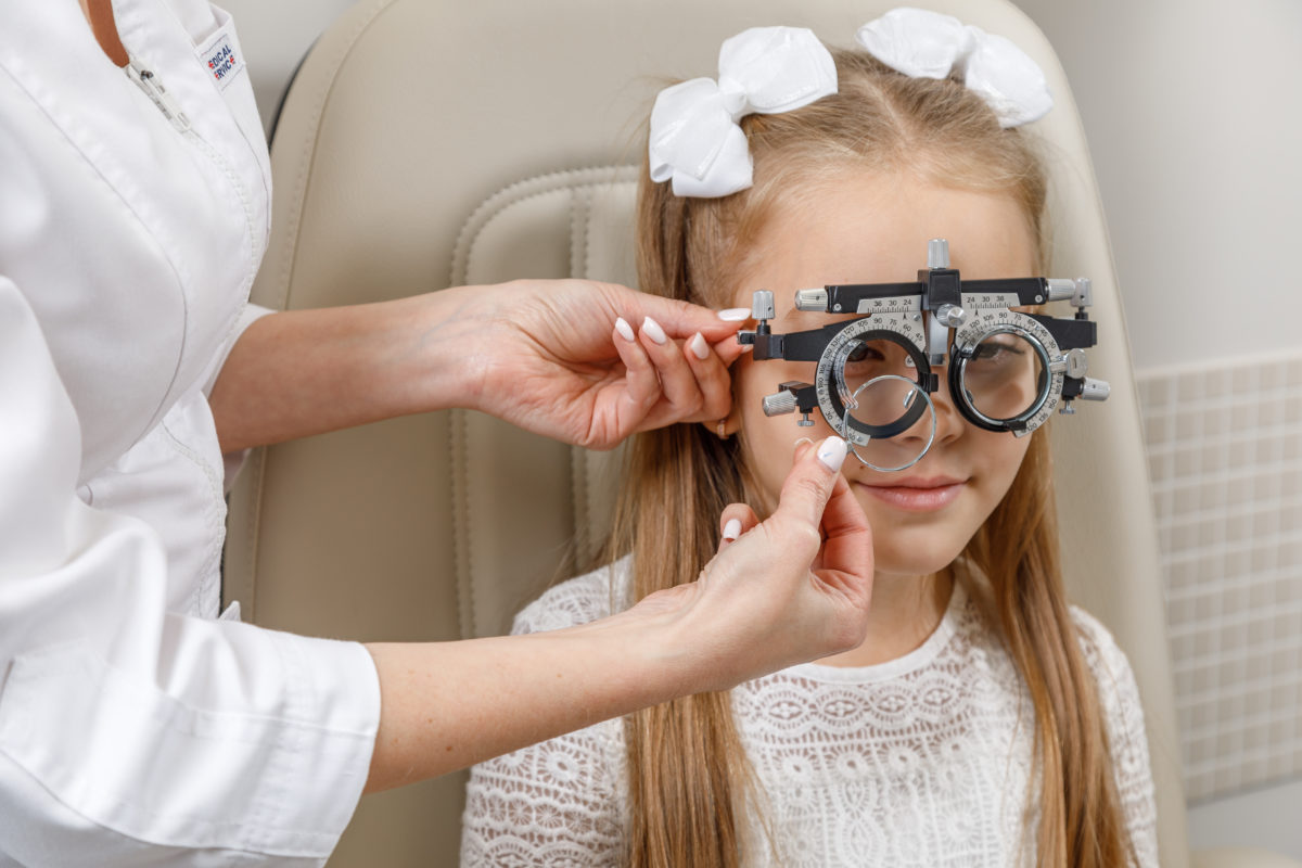 Диагностика зрения у детей в клинике "Ланцетъ"